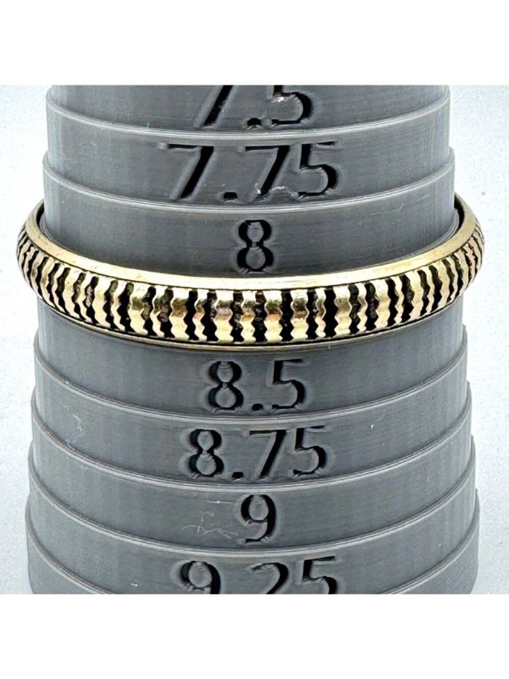 Chunky Brass & Metal Bracelet Stack of 4 - Cuff and Bangles BOHO Vintage - Picture 6 of 10